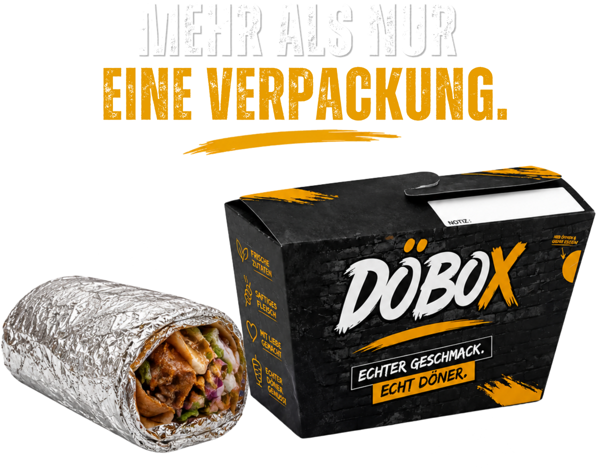 DöBox® | Moderne Dönerbox, Döner Verpackung & Take-away Box kaufen – Doebox
