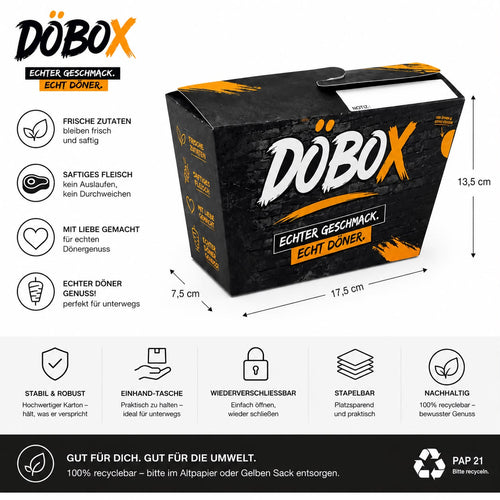 DöBox® | Moderne Dönerbox, Döner Verpackung & Take-away Box kaufen – Doebox